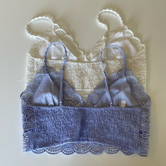 Free People Intimately Bundle of 2 Sunrise to Sunset Lace Bralettes - Picture 4 of 8